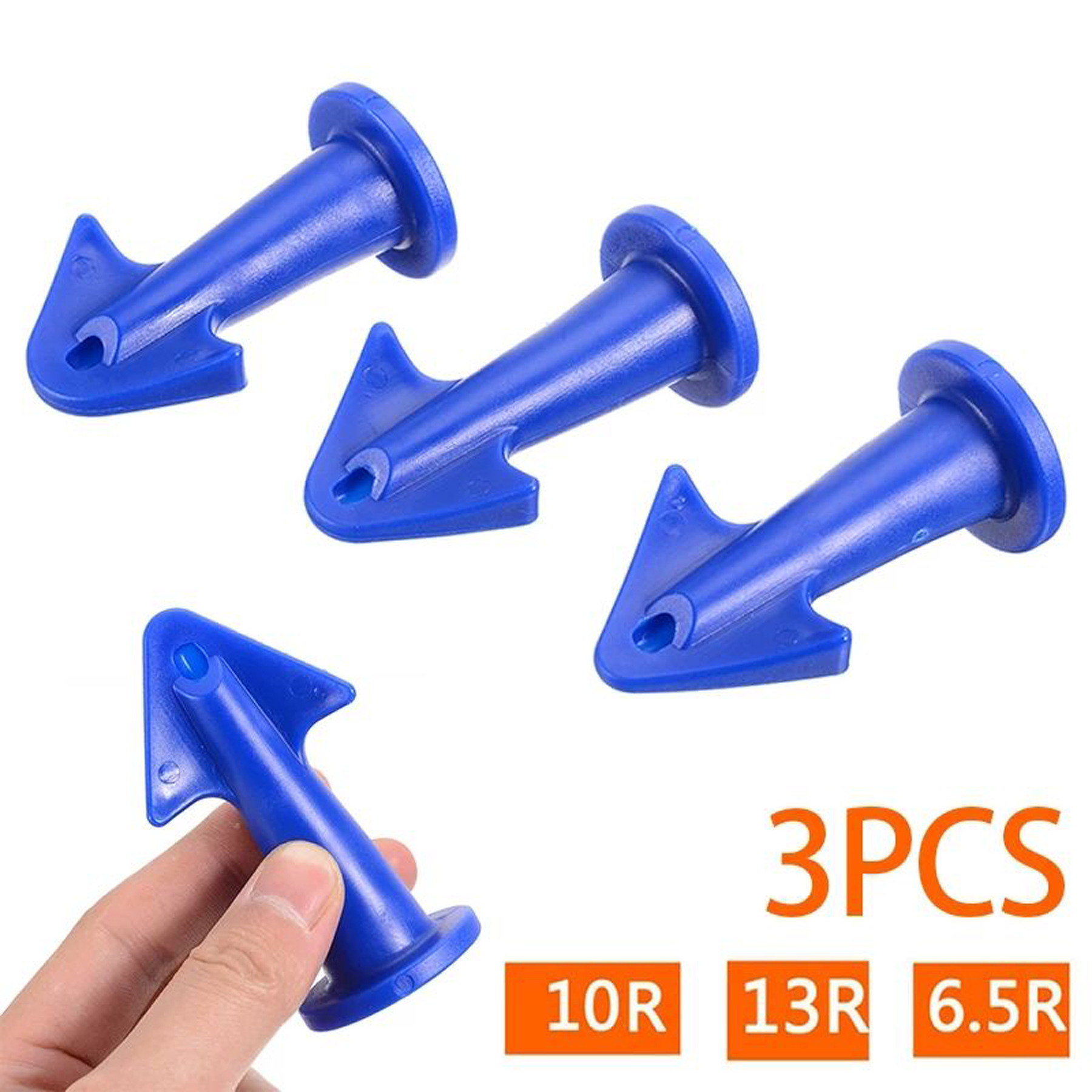 3pcs Caulk Nozzle Applicator Silicone Caulking Tools Sealant Finishing Grout Kit Smooth Scraper Floor Cleaning Tile