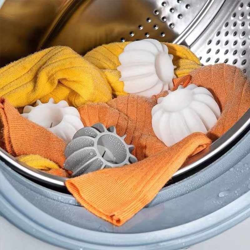3pcs Silicone Magic Laundry Ball Reusable Clothes Hair Cleaning Tool Pet Hair Remover Washing Machine Cat Hair Catcher