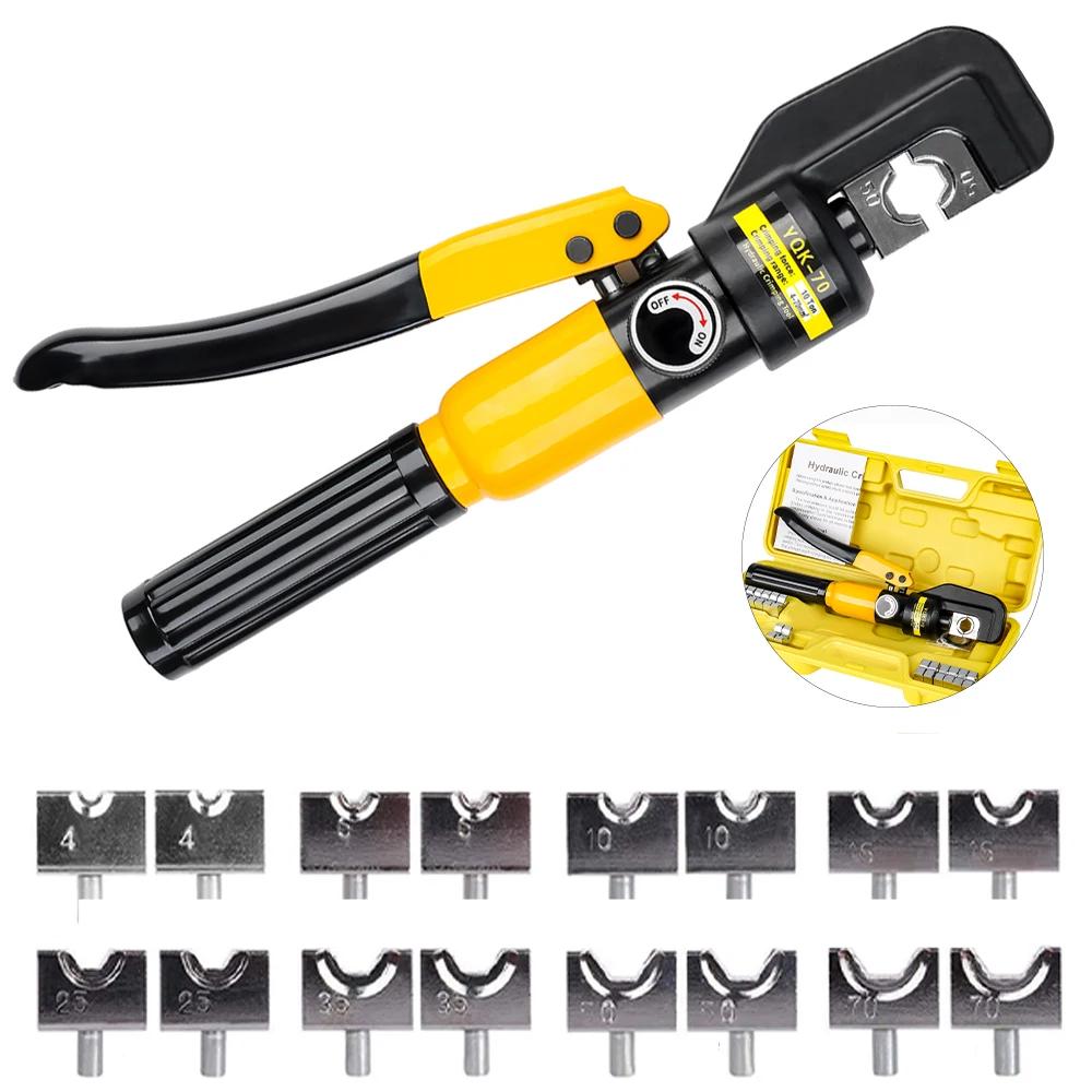 4-70m㎡ Home Hydraulic Pliers Pressure 10T Hydraulic Crimping Tools DIY Cable Terminal Wiring Pliers, Cordless Crimping 4-70m㎡ Home Hydraulic Pliers Pressure 10T Hydraulic Crimping Tools DIY Cable Terminal Wiring Pliers, Cordless Crimping