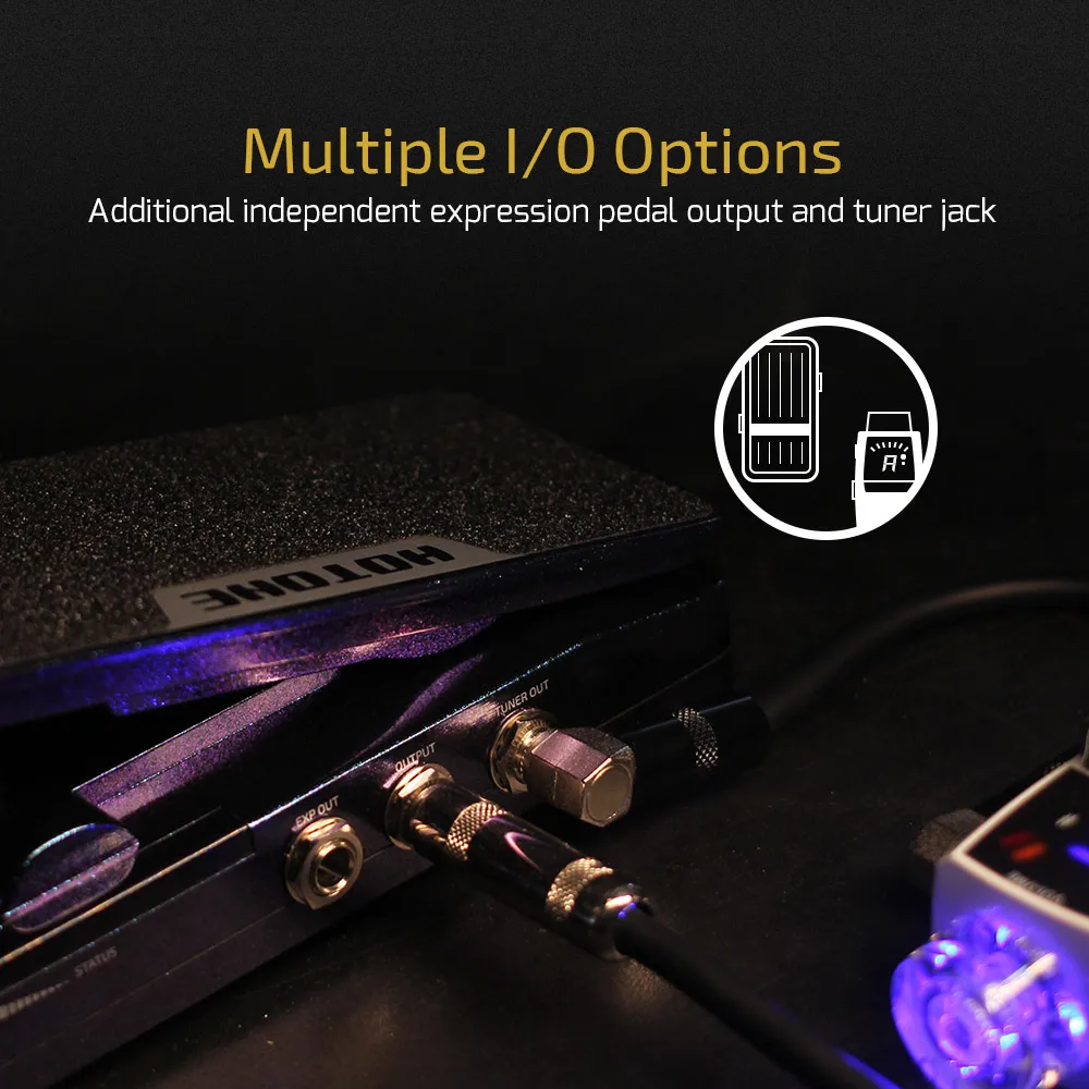 4 in 1 Effects Pedal Switchable Volume or Wah or Volume/Wah or Expression Active Passive Effects Pedal Analog Circuit 4 in 1 Effects Pedal Switchable Volume or Wah or Volume/Wah or Expression Active Passive Effects Pedal Analog Circuit