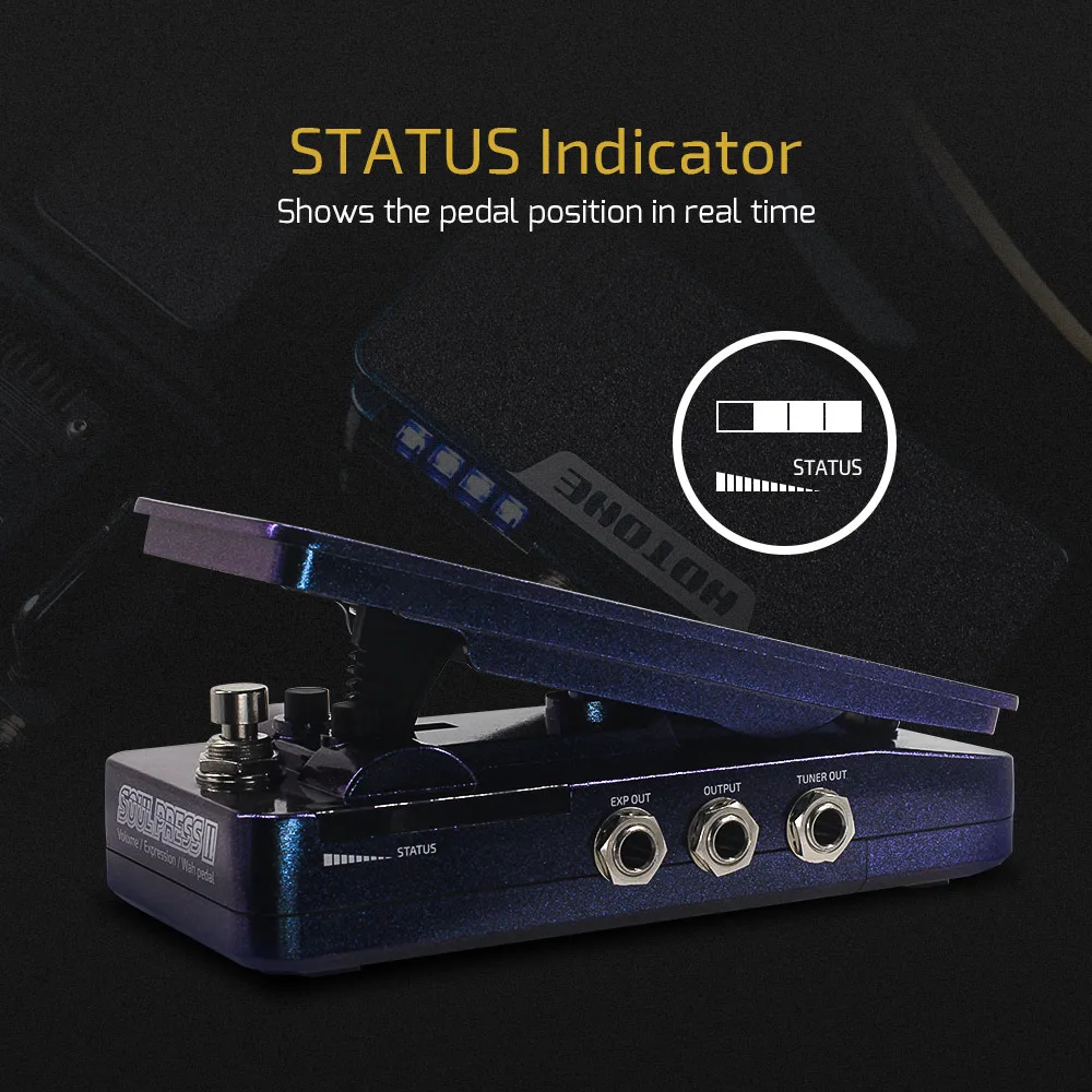 4 in 1 Effects Pedal Switchable Volume or Wah or Volume/Wah or Expression Active Passive Effects Pedal Analog Circuit 4 in 1 Effects Pedal Switchable Volume or Wah or Volume/Wah or Expression Active Passive Effects Pedal Analog Circuit