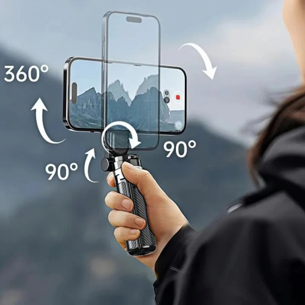 4-in-1 Multifunctional Magnetic Mini Selfie Stick with 360° Rotation Wireless Bluetooth Control Magnetic Phone Holder 4-in-1 Multifunctional Magnetic Mini Selfie Stick with 360° Rotation Wireless Bluetooth Control Magnetic Phone Holder
