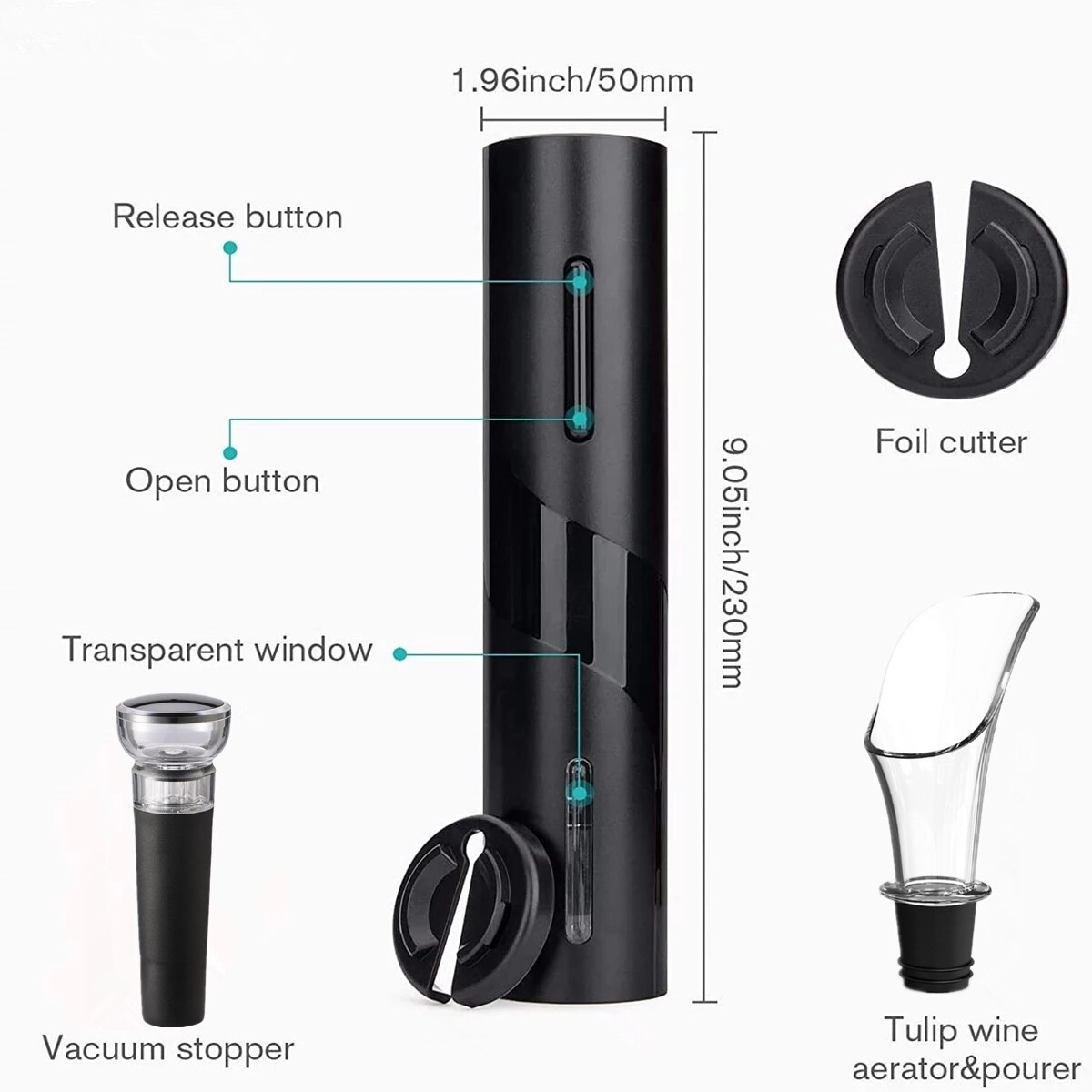 4 in 1 Rechargeable Wine Electric Corkscrew 4 in 1 Rechargeable Wine Electric Corkscrew