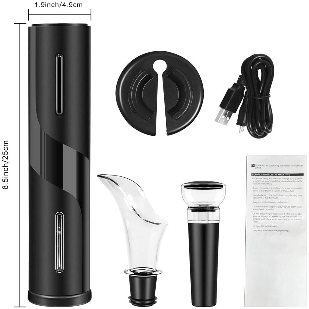 4 in 1 Rechargeable Wine Electric Corkscrew 4 in 1 Rechargeable Wine Electric Corkscrew