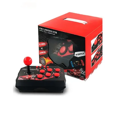 4 in 1 Retro Arcade Station Fighting Stick Game Joystick Controller USB Wired Rocker for PS/Switch/PC/Android Games 4 in 1 Retro Arcade Station Fighting Stick Game Joystick Controller USB Wired Rocker for PS/Switch/PC/Android Games