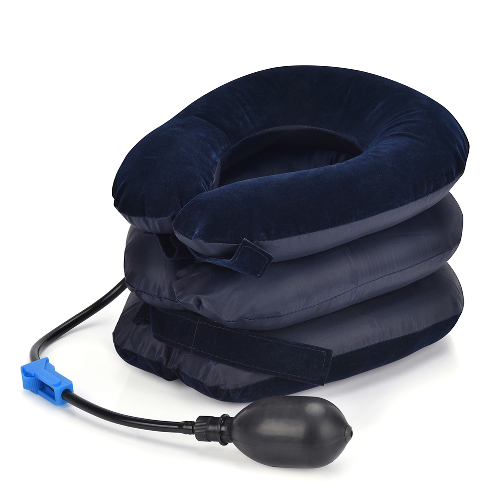 4 Layers Inflatable Air Cervical Neck Traction Device Soft Neck Collar Pillow Pain Stress Relief Neck Posture 4 Layers Inflatable Air Cervical Neck Traction Device Soft Neck Collar Pillow Pain Stress Relief Neck Posture