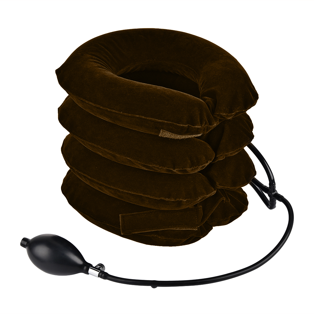 4 Layers Inflatable Air Cervical Neck Traction Device Soft Neck Collar Pillow Pain Stress Relief Neck Posture 4 Layers Inflatable Air Cervical Neck Traction Device Soft Neck Collar Pillow Pain Stress Relief Neck Posture