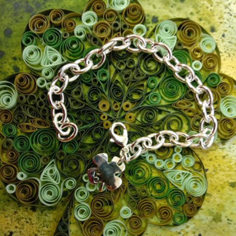 4 Leaf Clover Bracelet Silver Jewelry 4 Leaf Clover Bracelet Silver Jewelry