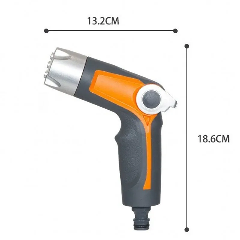 4 Modes Garden Water Gun High Pressure Car Wash Gun Adjustable Irrigation Watering Hose Nozzle Lawn Yard Watering