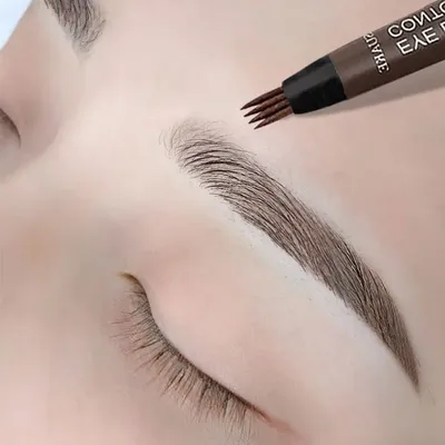 4 Point Eyebrow Pencil Maquillajes Para Mujer Waterproof Liquid Eyebrow Pen Makeup Long Lasting Cosmetic Microblade 4 Point Eyebrow Pencil Maquillajes Para Mujer Waterproof Liquid Eyebrow Pen Makeup Long Lasting Cosmetic Microblade