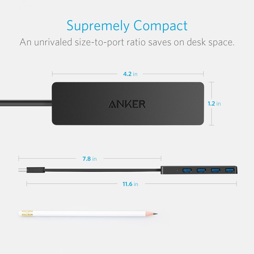 4 Port USB Hub High-Speed Splitter 4 Port USB Hub High-Speed Splitter