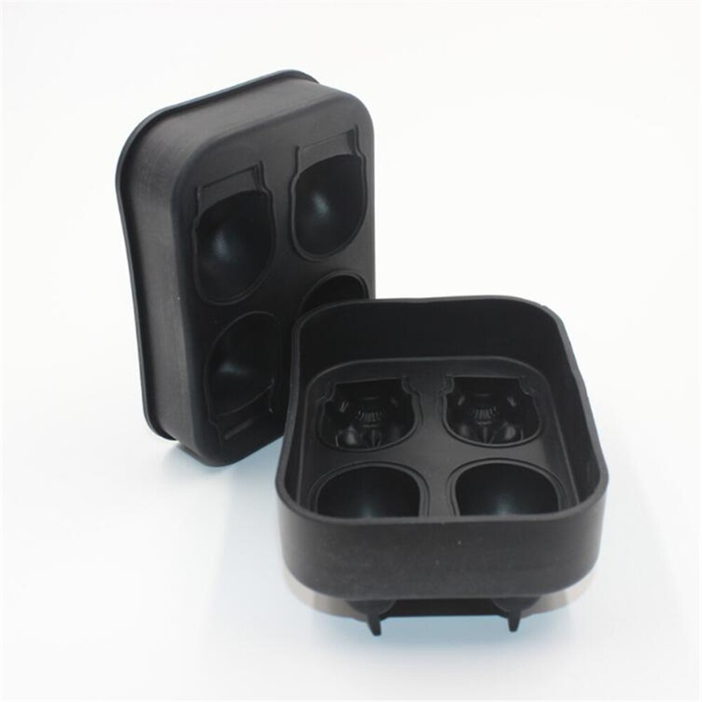 4 Slot Silicone Skull Ice Cube Mold 4 Slot Silicone Skull Ice Cube Mold