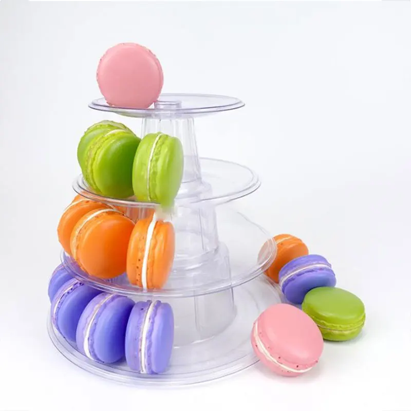 4 Tier Round Macaron Display Stand