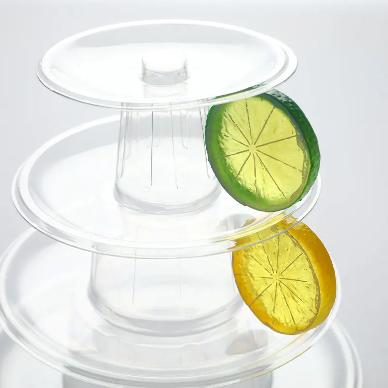 4 Tier Round Macaron Display Stand