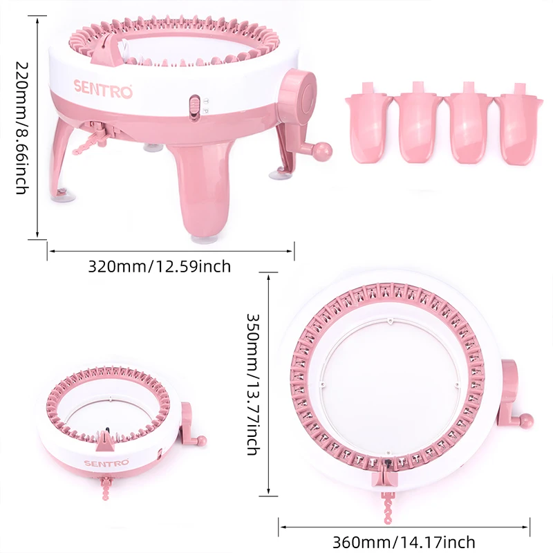 40-needle Hand Knitting Machine DIY Hand Knit Scarf Sweater for Adult Children Hats and Socks Hand Knitting Artifact 40-needle Hand Knitting Machine DIY Hand Knit Scarf Sweater for Adult Children Hats and Socks Hand Knitting Artifact