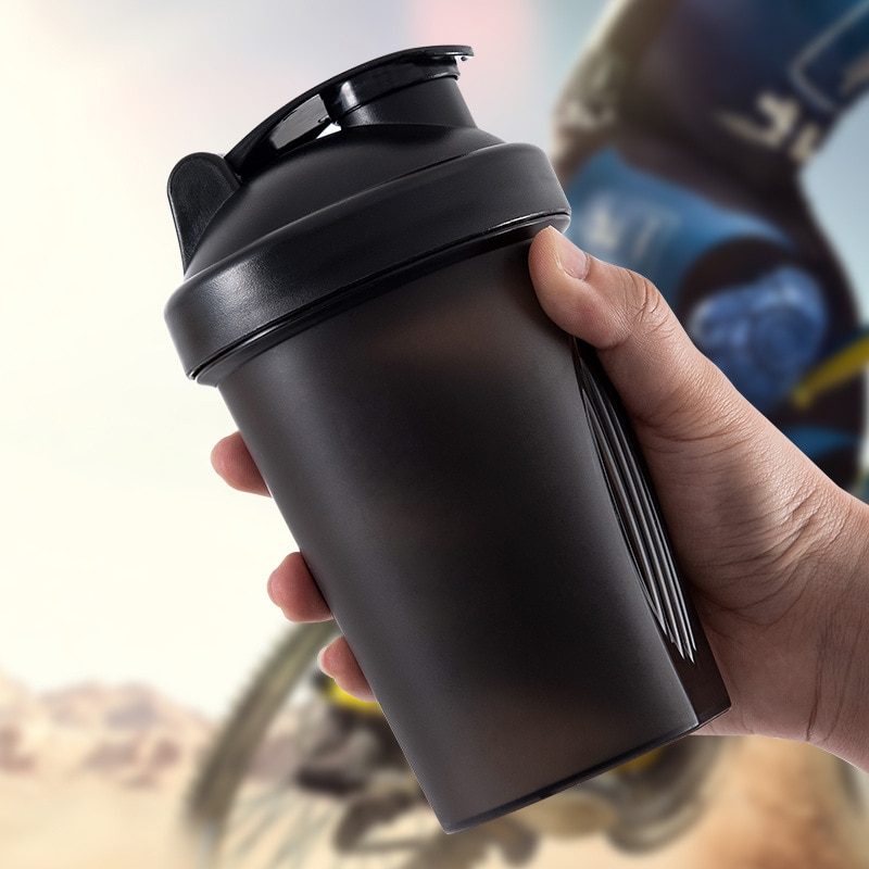 400ml Whey Protein Shaker Bottle with Whisk