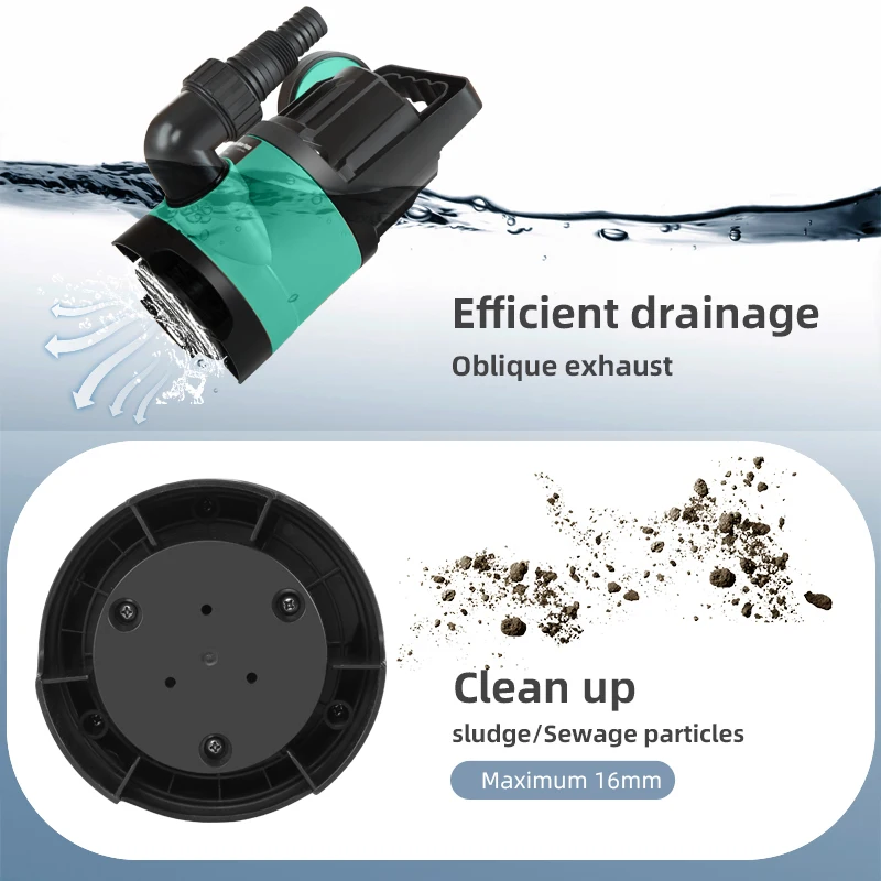 400W Submersible Water Pump 7500L/H Utility Thermoplastic Electric Portable Transfer Pool Pond Draining Sump Pump by 400W Submersible Water Pump 7500L/H Utility Thermoplastic Electric Portable Transfer Pool Pond Draining Sump Pump by