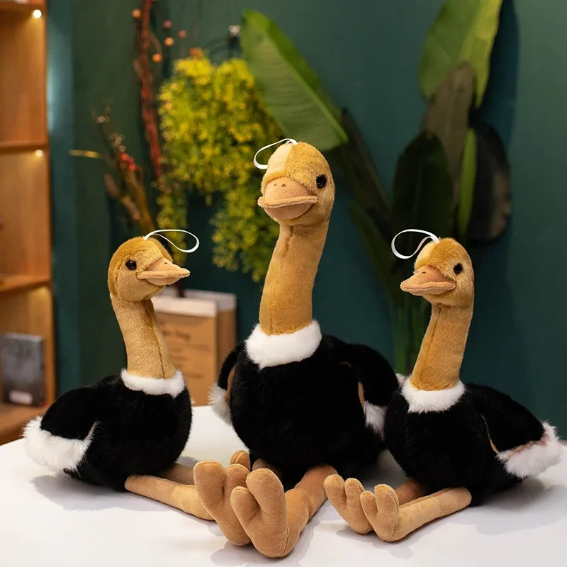 40cm/50cm Simulation Ostrich Plush Toy Stuffed Lifelike Animal Doll Soft Bird Pillow Cute Gift For Kids Girl 40cm/50cm Simulation Ostrich Plush Toy Stuffed Lifelike Animal Doll Soft Bird Pillow Cute Gift For Kids Girl