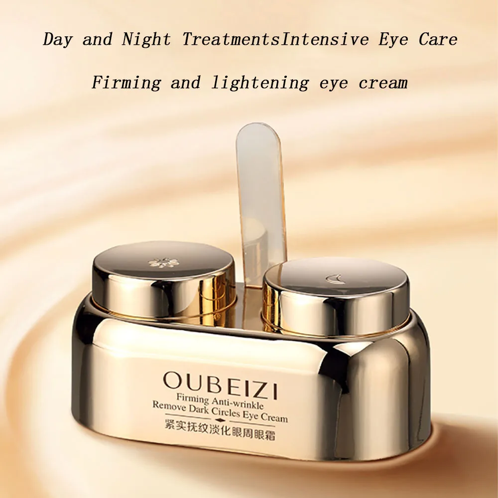 40g Day Eye Cream Night Eye Cream Double Skin Care Reduce Dark Circles Tightens Eye Contour Anti Wrinkle Eye Puffiness 40g Day Eye Cream Night Eye Cream Double Skin Care Reduce Dark Circles Tightens Eye Contour Anti Wrinkle Eye Puffiness