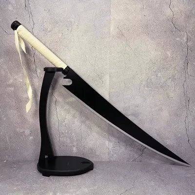 40inch Kurosaki Ichigo Katana Real Japanese Katana Original Samurai Sabre Bleach Anime Sword Cosplay Prop Ninja Knife