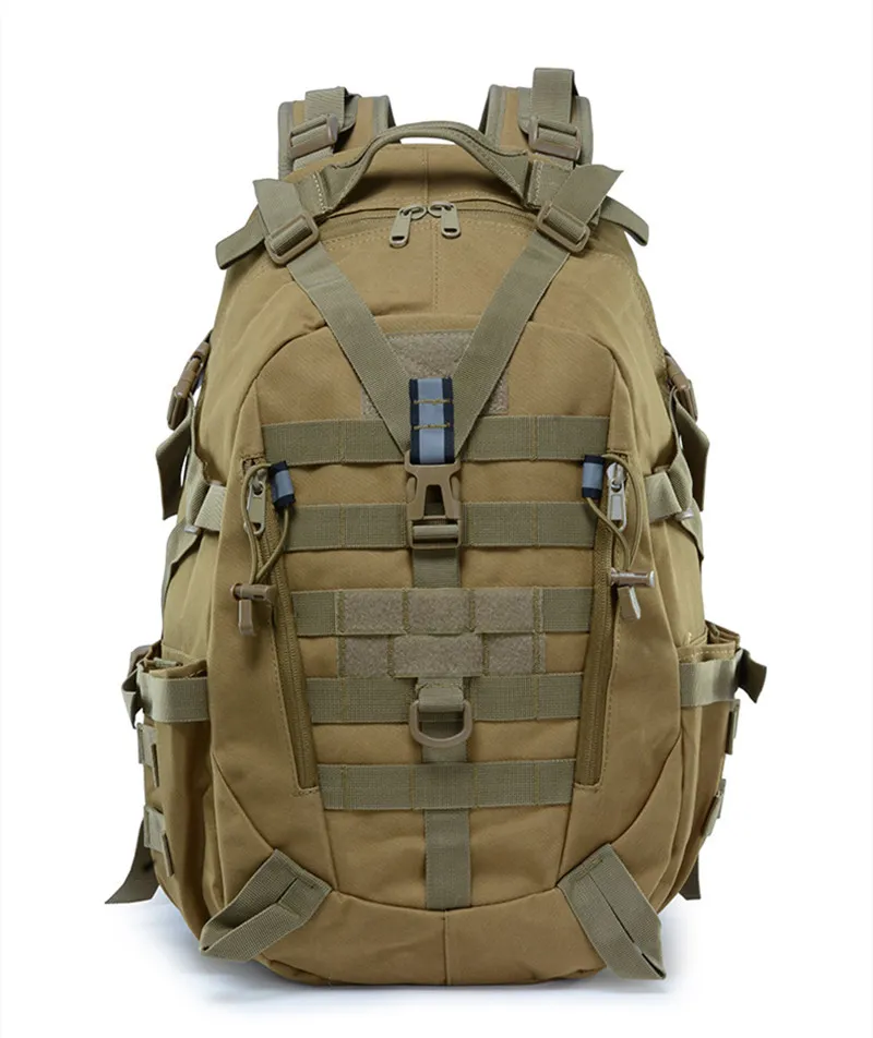 40L Military Tactical Backpack For Men Camping Hiking Backpacks Reflective Outdoor Travel Bags Molle 3P Climbing 40L Military Tactical Backpack For Men Camping Hiking Backpacks Reflective Outdoor Travel Bags Molle 3P Climbing