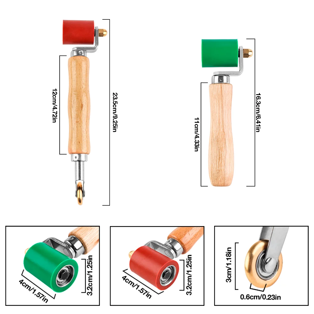 40mm Silicone Handwheel Plastic Welding Gun Roller High Temperature Resistant Seam Roller,PVC/TPO/EPDM Welding Tools