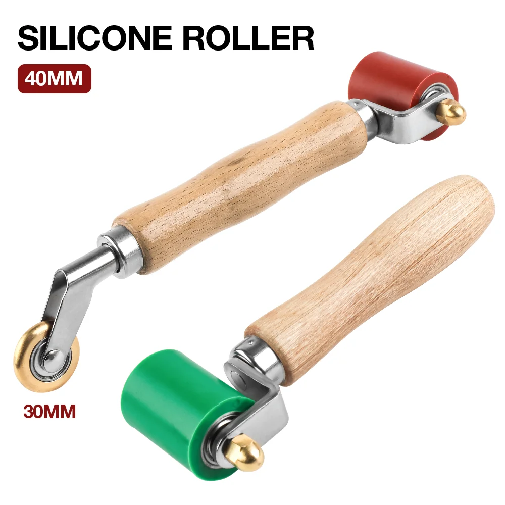 40mm Silicone Handwheel Plastic Welding Gun Roller High Temperature Resistant Seam Roller,PVC/TPO/EPDM Welding Tools