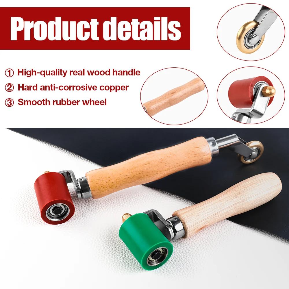 40mm Silicone Handwheel Plastic Welding Gun Roller High Temperature Resistant Seam Roller,PVC/TPO/EPDM Welding Tools