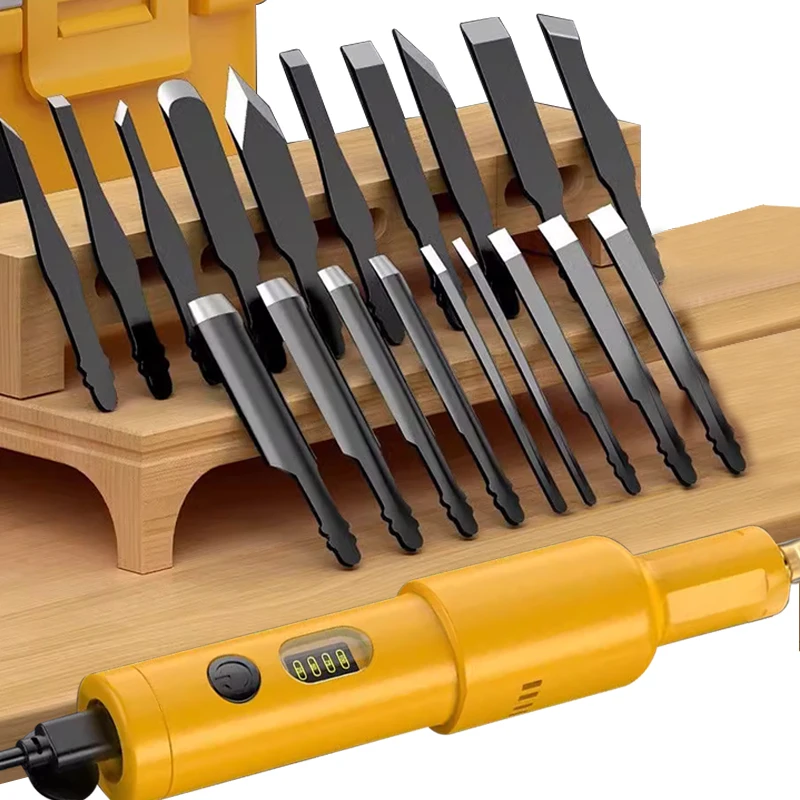 40W Electric Carving Knife Set Furniture Carpentry Root Carving Knife Tool Sculpture Carpenter Chisel Wood With 20PCS 40W Electric Carving Knife Set Furniture Carpentry Root Carving Knife Tool Sculpture Carpenter Chisel Wood With 20PCS