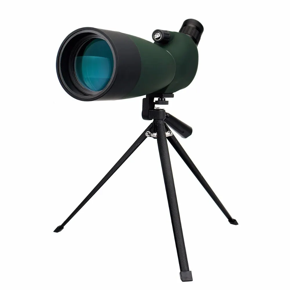 40x Magnification Telescope Spotting Scope Monoculars Shooting Range of 30-70 Yards Powerful Binoculars Bak4 Prism FMC