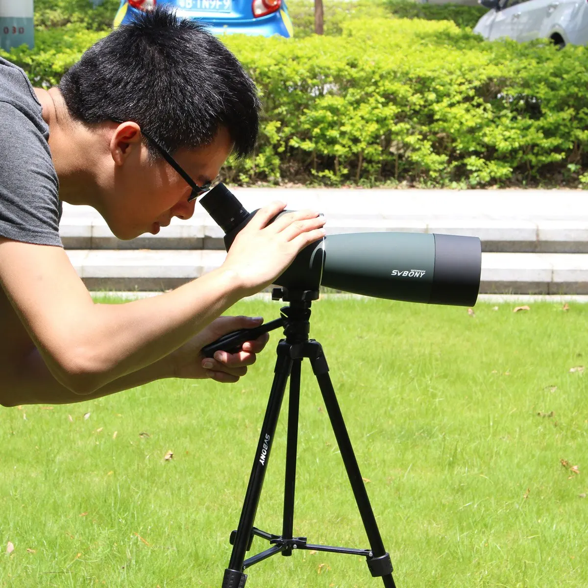 40x Magnification Telescope Spotting Scope Monoculars Shooting Range of 30-70 Yards Powerful Binoculars Bak4 Prism FMC