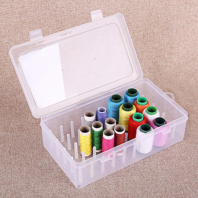 42 Slot Plastic Sewing Thread Storage Box 42 Slot Plastic Sewing Thread Storage Box