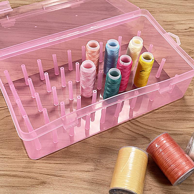 42 Slot Plastic Sewing Thread Storage Box 42 Slot Plastic Sewing Thread Storage Box