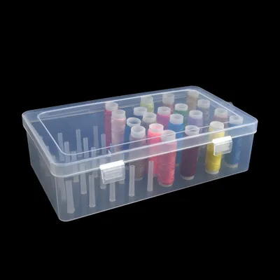 42 Slot Plastic Thread Holder Box