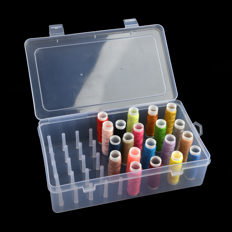 42 Slot Plastic Thread Holder Box