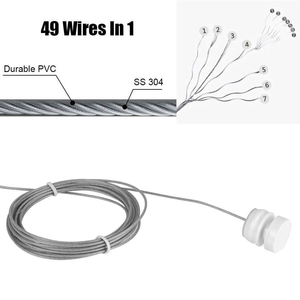 4.2m Retractable Clothesline Laundry Hanger Clothes Drying Rack Double Layer Stretchable Clothes Line 4.2m Retractable Clothesline Laundry Hanger Clothes Drying Rack Double Layer Stretchable Clothes Line