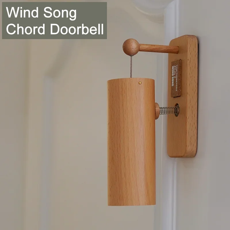 432Hz Door Opening Wood-made Doorbell Chime Music Chords Door Bell Chimes For Home Business Entrance Fridge
