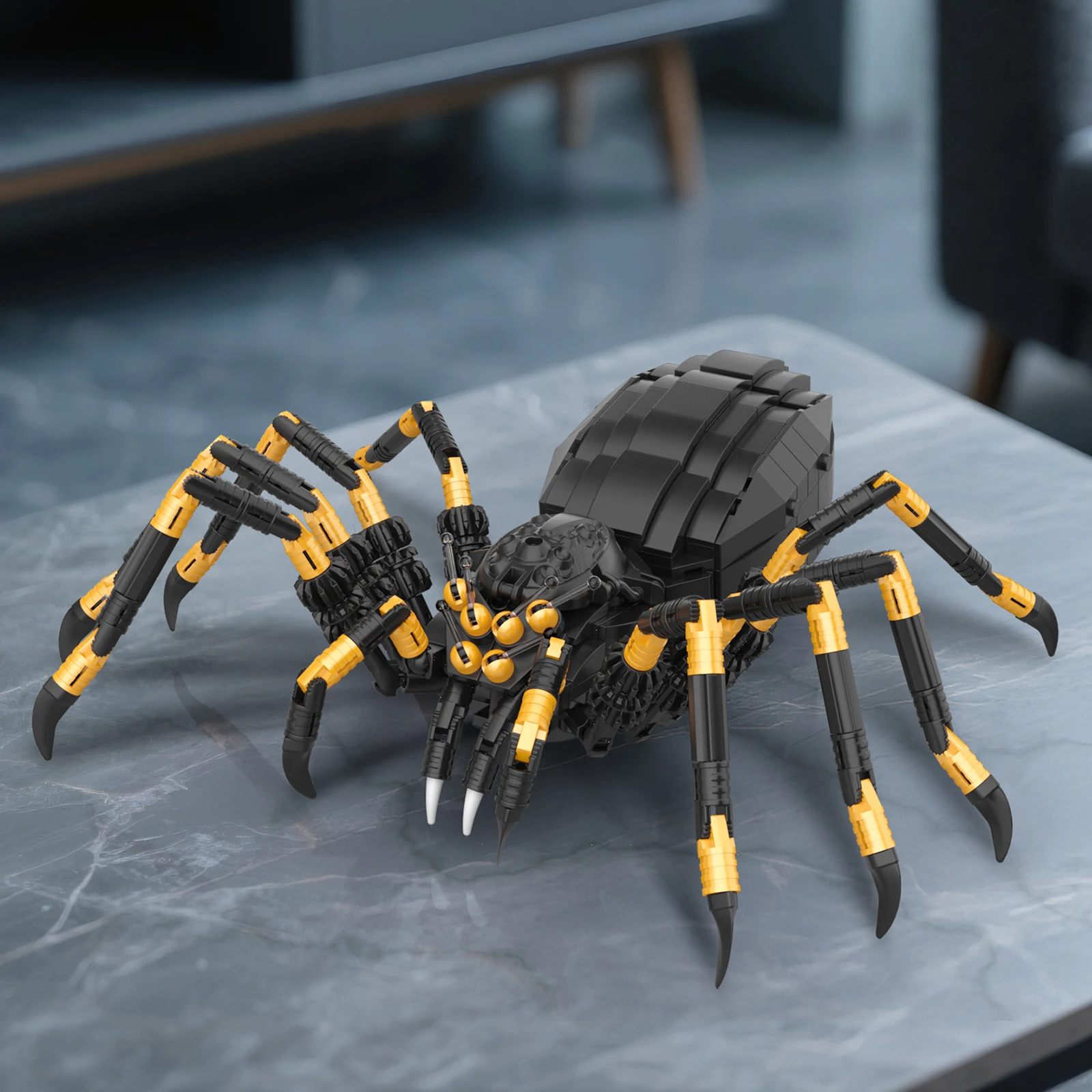 445pcs Creative Wild Animals Spider Building Blocks Set Micro Blocks Assembly Black Spider Model Kit Horror Halloween 445pcs Creative Wild Animals Spider Building Blocks Set Micro Blocks Assembly Black Spider Model Kit Horror Halloween