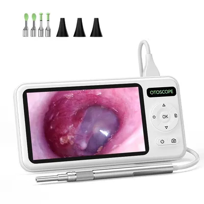 4.5 Inch Digital Otoscope HD1080P 3.9mm Ear Picker Ear Camera 6 LEDs Ear Wax Removal Tool Ear Cleaning Stick For Child