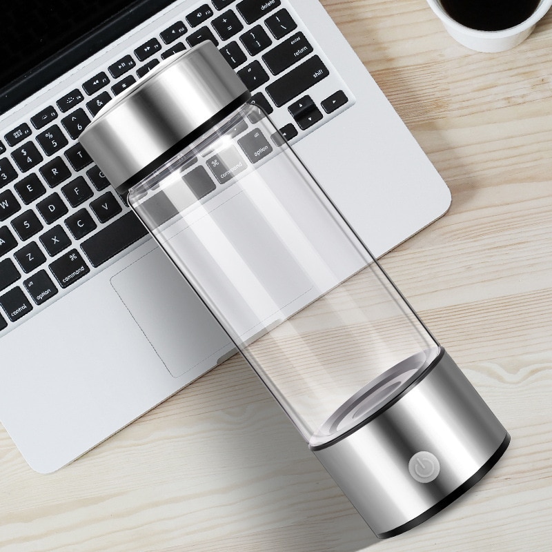 450ml Portable Hydrogen Water Generator 3 Minutes Mode High Concentration Hydrogen Water Generator