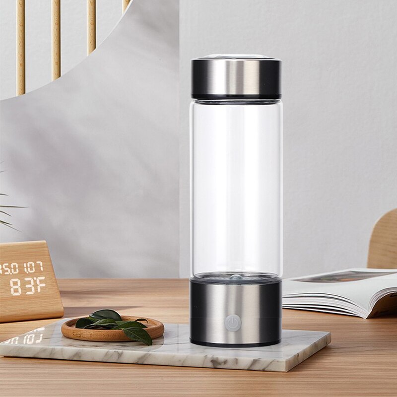 450ml Portable Hydrogen Water Generator 3 Minutes Mode High Concentration Hydrogen Water Generator