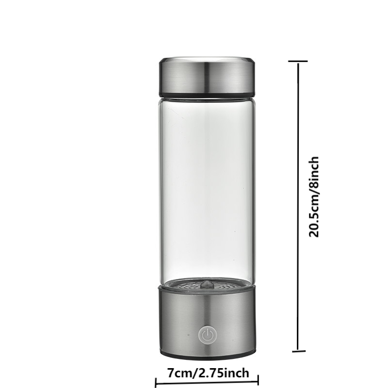 450ml Portable Hydrogen Water Generator 3 Minutes Mode High Concentration Hydrogen Water Generator