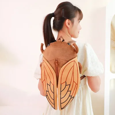 45cm Funny Creative Cartoon Insect Cicada Beetle Plush Doll Backpack Brown Green Insect Soft Plush Toy Gift For Boys 45cm Funny Creative Cartoon Insect Cicada Beetle Plush Doll Backpack Brown Green Insect Soft Plush Toy Gift For Boys