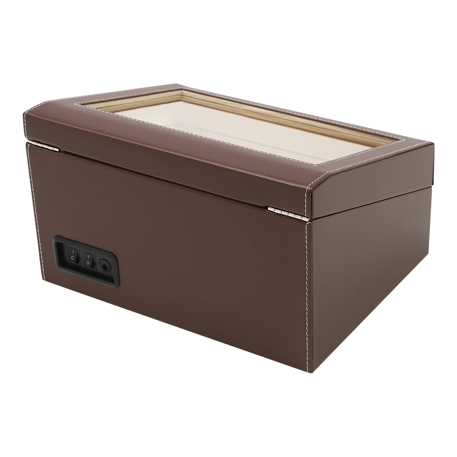 4+6 Watch Winder Automatic Watches Shaker PU Leather Mechanical Watch Box Watch Jewelry Display Box Storage Case