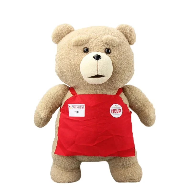 46cm TED Plush Movie Teddy Bear TED 2 Plush Doll Toys In Apron styles Soft Stuffed Animals Plush Toys Animal for Kids 46cm TED Plush Movie Teddy Bear TED 2 Plush Doll Toys In Apron styles Soft Stuffed Animals Plush Toys Animal for Kids