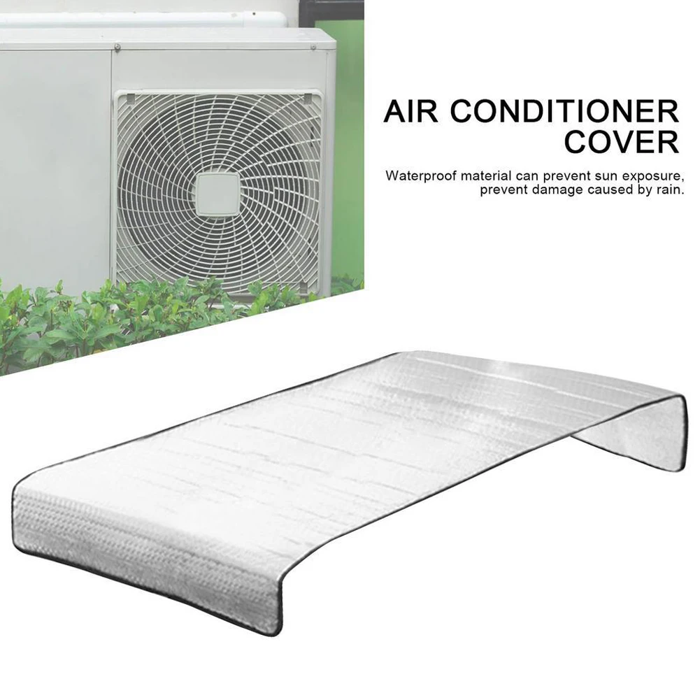 46x95CM Air Conditioning Cover Outdoor Sun Rainproof Anti-Dust Anti-Snow Cleaning Cover Home Air Conditioner Keep 46x95CM Air Conditioning Cover Outdoor Sun Rainproof Anti-Dust Anti-Snow Cleaning Cover Home Air Conditioner Keep