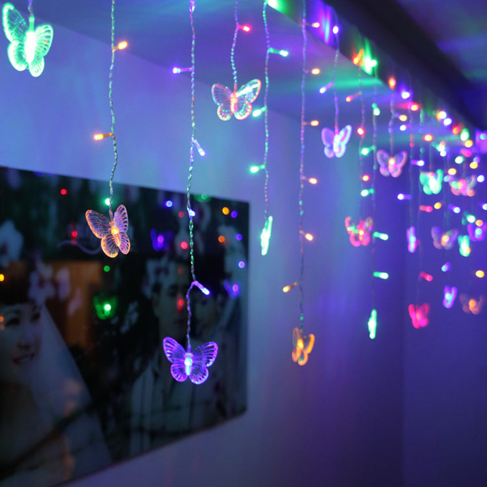 48 Butterfly LED String Lights Decor 48 Butterfly LED String Lights Decor