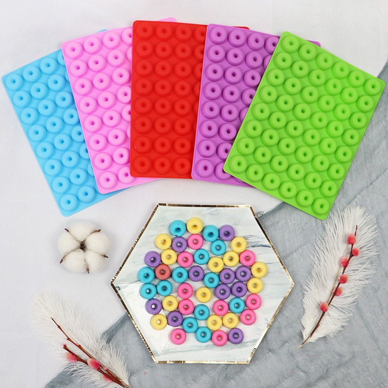 48 Cavity Mini Donut Silicone Mold 48 Cavity Mini Donut Silicone Mold
