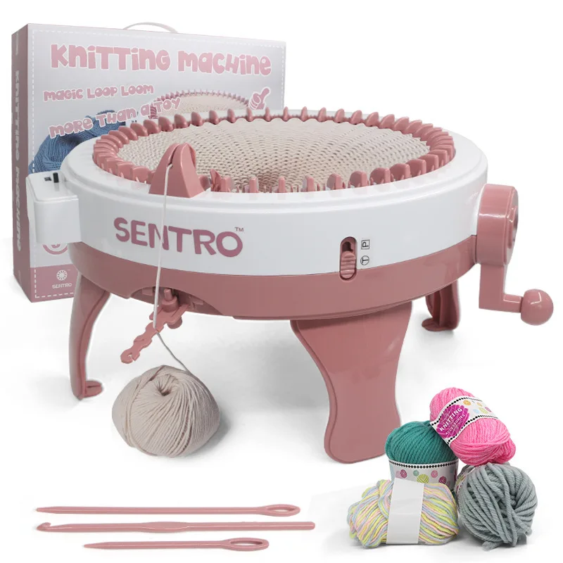 48needle Handmade Knitting Machine Cylinder Wool Loom Scarf Sweater Hat Socks Adult Children Lazy Artifact