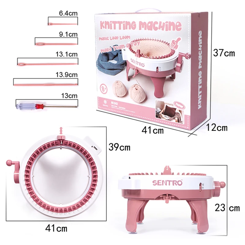 48needle Handmade Knitting Machine Cylinder Wool Loom Scarf Sweater Hat Socks Adult Children Lazy Artifact 48needle Handmade Knitting Machine Cylinder Wool Loom Scarf Sweater Hat Socks Adult Children Lazy Artifact